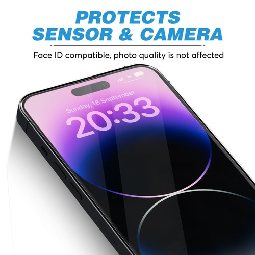Tempered Glass Screen Protector for iPhone 15 14 13 12 11 XR X XS Pro Max Mini - 第 7/10 張圖片