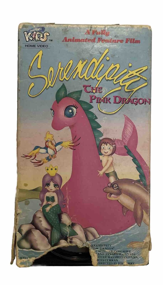 Serendipity the pink dragon vhs just for kids home video