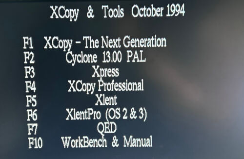 Commodore AMIGA X-Copy & Tools Cachet getestet, funktionsfähig mit Dongle/Boxed - Photo 5 sur 24