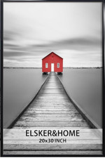 ELSKER&HOME 20x30 Poster Frame 1 Pack, Black Picture Frame for Horizontal or Ver