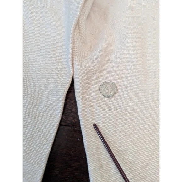 Pantalone VERSUS VERSACE cotone lana mezzarise con zip alla caviglia blush beige 28 42 US 6