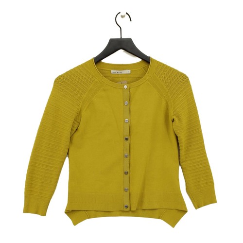 Karen Millen Women's Cardigan S Yellow 