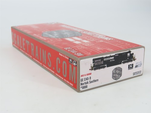 N Scaletrains SXT32572 NS Norfolk Southern GE C40-9 Diesel #8888 w/ DCC & Sound - Picture 12 of 12