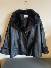 Black Leather Afghan Penny Lane Jacket