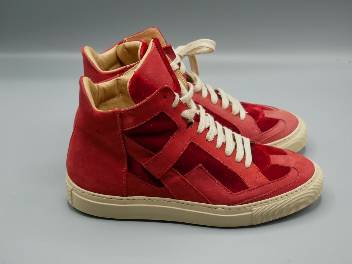 スニーカー MM6 MAISON MARGIELA LEATHER SNEAKER MM6 Maison Margiela Leather lace-up Sneakers | Black | FARFETCH