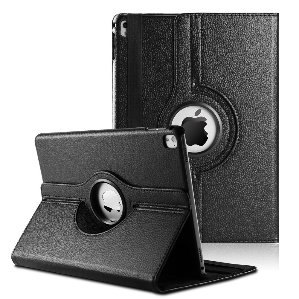 iPad Pro (2016) PU Leather Case Cover w/ 360 Rotating Stand