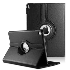 iPad Pro 12.9" (1st & 2nd Gen) PU Leather Case Cover with 360 Rotating Stand