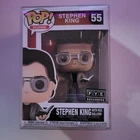 FUNKO POP ICONS STEPHEN KING WITH RED BALLOON  # 55 EXCLUSIVE FYE w/Protector!
