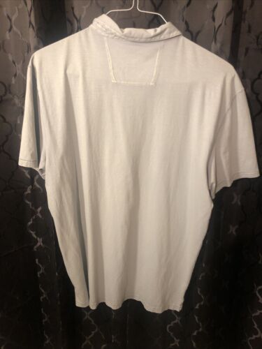 John Varvatos Light Blue Polo. LARGE - Picture 4 of 4