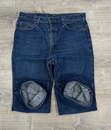 Vintage Levis 517-0217 R Bar Indigo Denim Blue Jean Size 36x32 Made in USA - Picture 6 of 10