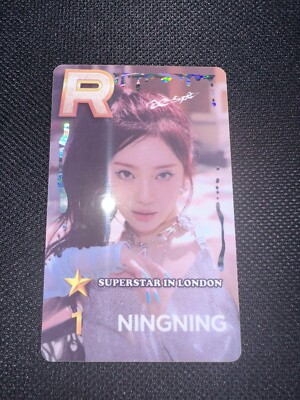 AESPA OFFICIAL SUPERNOVA SUPERSTAR IN LONDON PHOTOCARD Karina