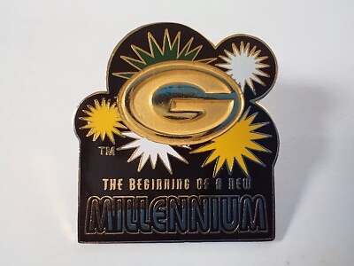 Green Bay Packers Pin Hat Lapel Pin NFL Football New Millenium Fireworks