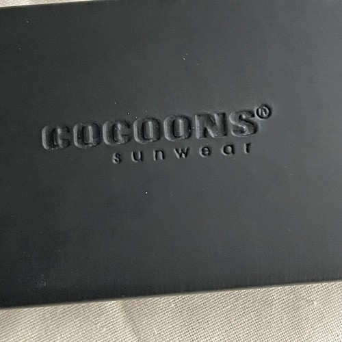 Cocoons Sunwear Clip-On Amber Gold Tone Sunglasses Spring Adjustable W/case OVAL - Picture 4 of 10
