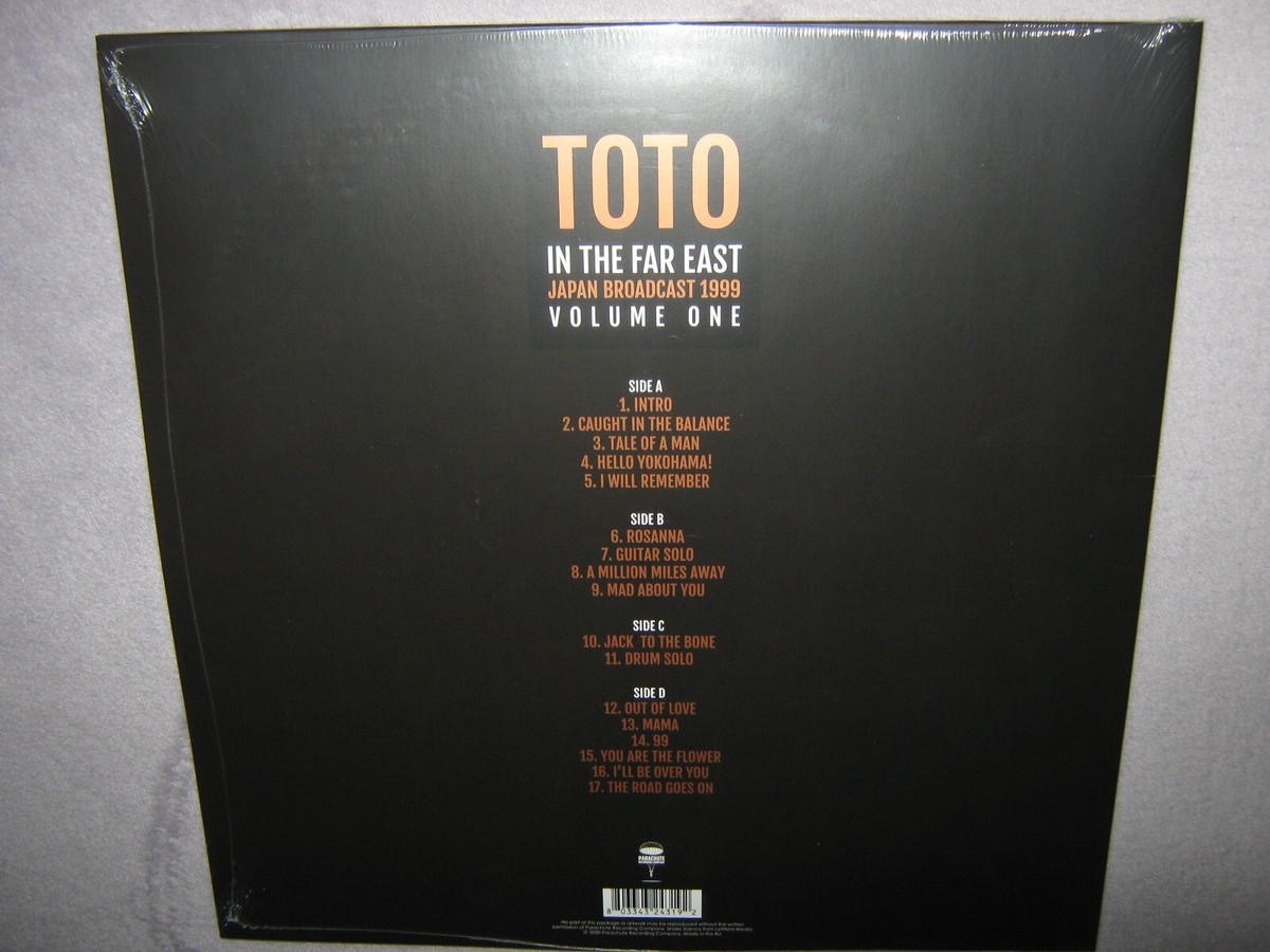 TOTO Live In the Far East Japan Broadcast 1999 Vol. One SEALED