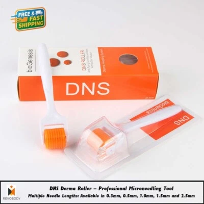 DNS BioGenesis Micro Needle Derma Roller Skin Care Hair Beard Growth