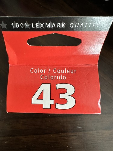NEW Lexmark 43 Color Ink Printer Cartridge GENUINE! For P350 - Picture 3 of 5