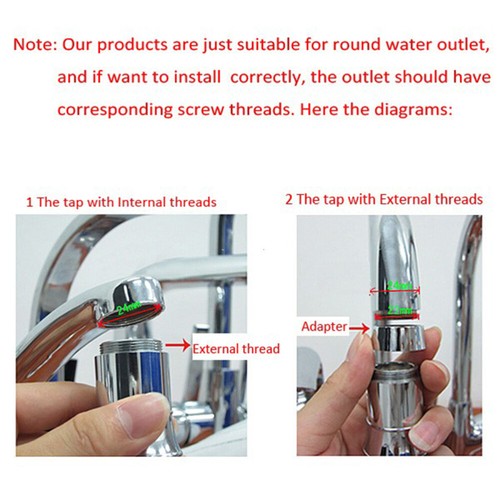Color Changing Water Temperature Sensitive Intelligent Light Up Head - 第 7/12 張圖片