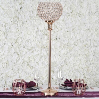 37'' tall Faux Crystal Beaded CENTERPIECE Wedding Party Reception Decorations