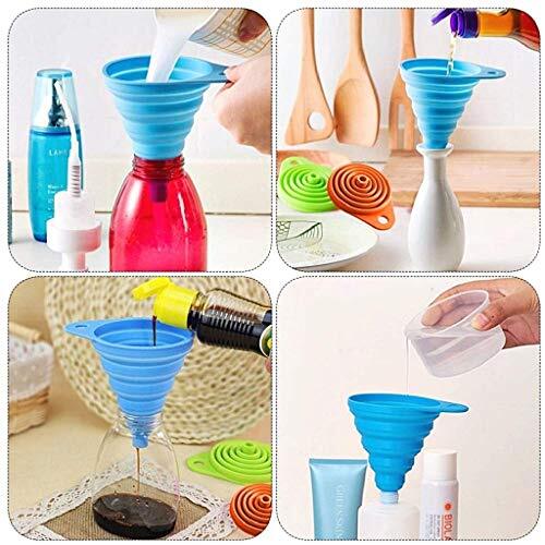Imbuto silicone pieghevole per olio resistente alte temperature viaggio L.24511 - Foto 6 di 6