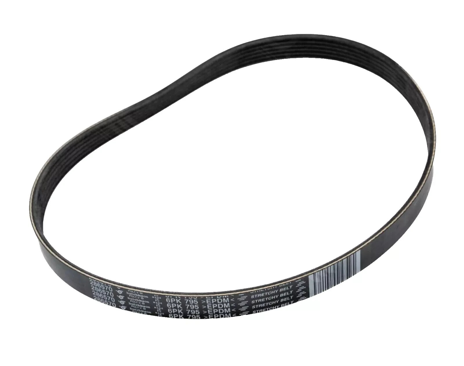 Genuine Short Alternator Belt fits Maserati Quattroporte Levante Ghibli 286570