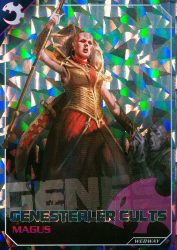 Panini Warhammer 40K 40,000 Dark Galaxy WEBWAY INFERNO ADAMANTIUM Inserts pick - Picture 64 of 88