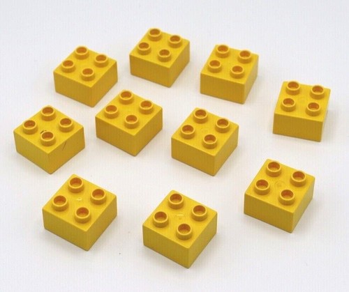 Lego Duplo - mattoncini standard - borchie 2x2 e 2x4 da 4' e 8' - usati - Foto 5 di 17