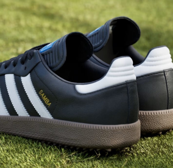 adidas Samba Spikeless Golf Men's shoes JH6150 BLACK Gum | eBay