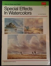 VTG 1989 WALTER FOSTER 207 Special Effects Water Colors Kolan Peterson RARE VHTF