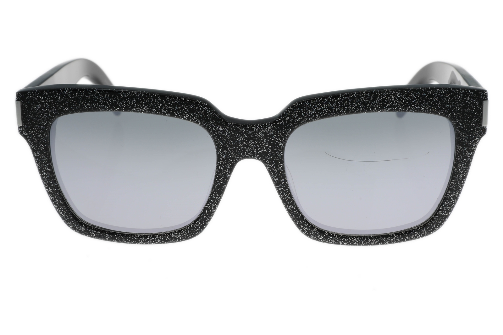 Saint Laurent 236441 occhiali da sole donna quadrati nero grigio taglia 54 20 140