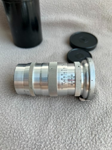 Jupiter-11 f4/135mm RED P USSR Telephoto Lens to 135mm Camera Kiev Contax - Picture 10 of 24