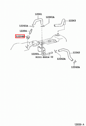 Genuine Hilux RZN149 RZN148 RZN147 RZN142 1R 2RZ 3RZ PCV Valve Rubber Grommet x2 - Picture 18 of 20