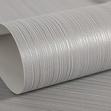 Plain Grey Thick Textured Heavy Non-Woven Paste the Wall Wallpaper Embossed Roll