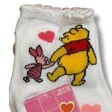 Disney Winnie the Pooh Women s Set of 5 Hearts Ankle Socks Adult Size 4-10