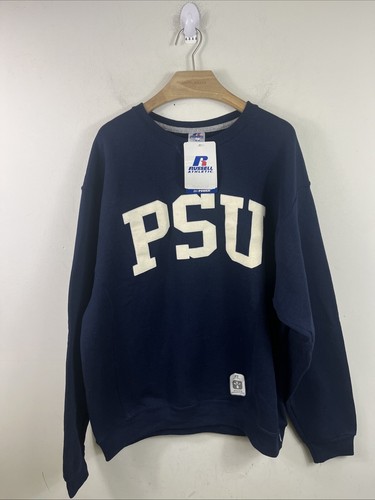Penn State Russell Athletic Dri Power Sweatshirt mit Rundhalsausschnitt Größe Large neu mit Etikett