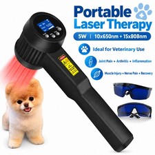 5W Cold Laser Therapy for Dog Cat Soft Tissue Injury Sprain Muscle Pain Relief