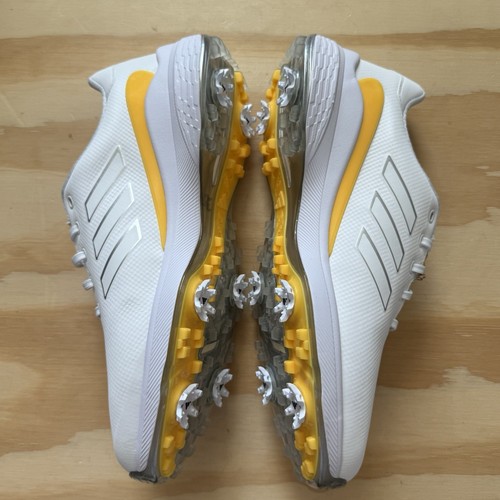 Adidas ZG23 Cloud White Silver Metallic Spark Men Size 12 Golf Shoes IF0329 - Picture 4 of 6
