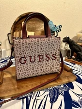 Vintage Guess Top Handle Small Bag with Shoulder Strap - As Is - 9”w