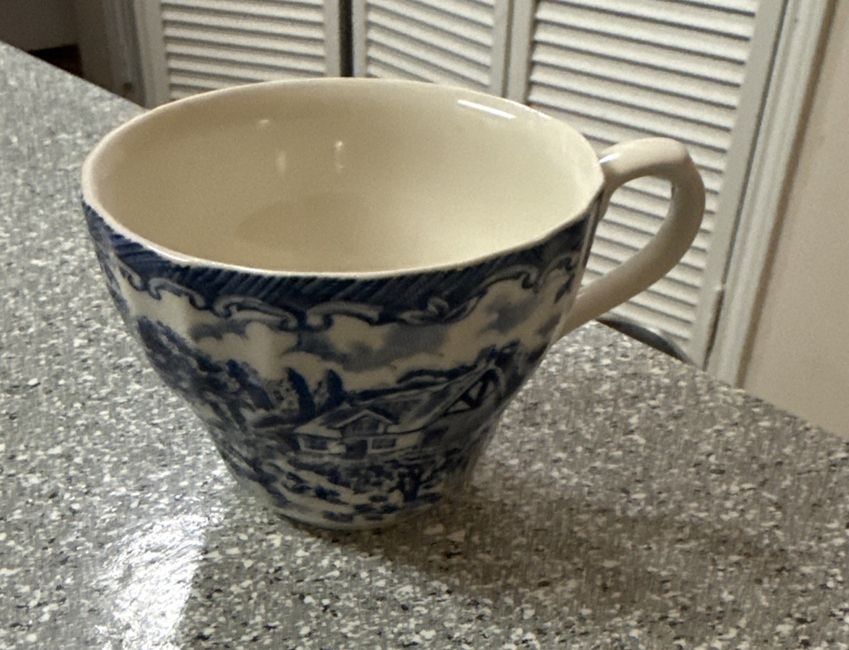 Churchill China Columbia Blue The Brook Cottage Ceramic Tea Coffee Cup