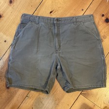 Vintage Carhartt Men B144 LBR Shorts Canvas Carpenter Utility Workwear Size 40