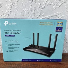 TP-Link Archer AX1450 WiFi 6 Dual-Band Wireless Router Up to 1.45 Gbps Speeds