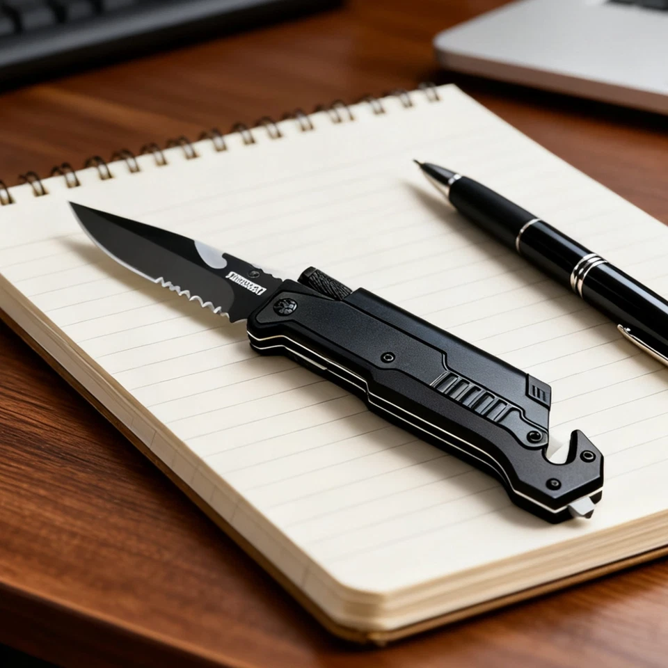 50 Pack Pocket Knives Folding Survival Knife for EDC Camping Christmas Gift - Image 3 of 3