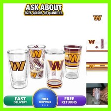 Tervis Classic Tritan 16oz Classic Tumbler Set of 4 NFL Washington Assorted