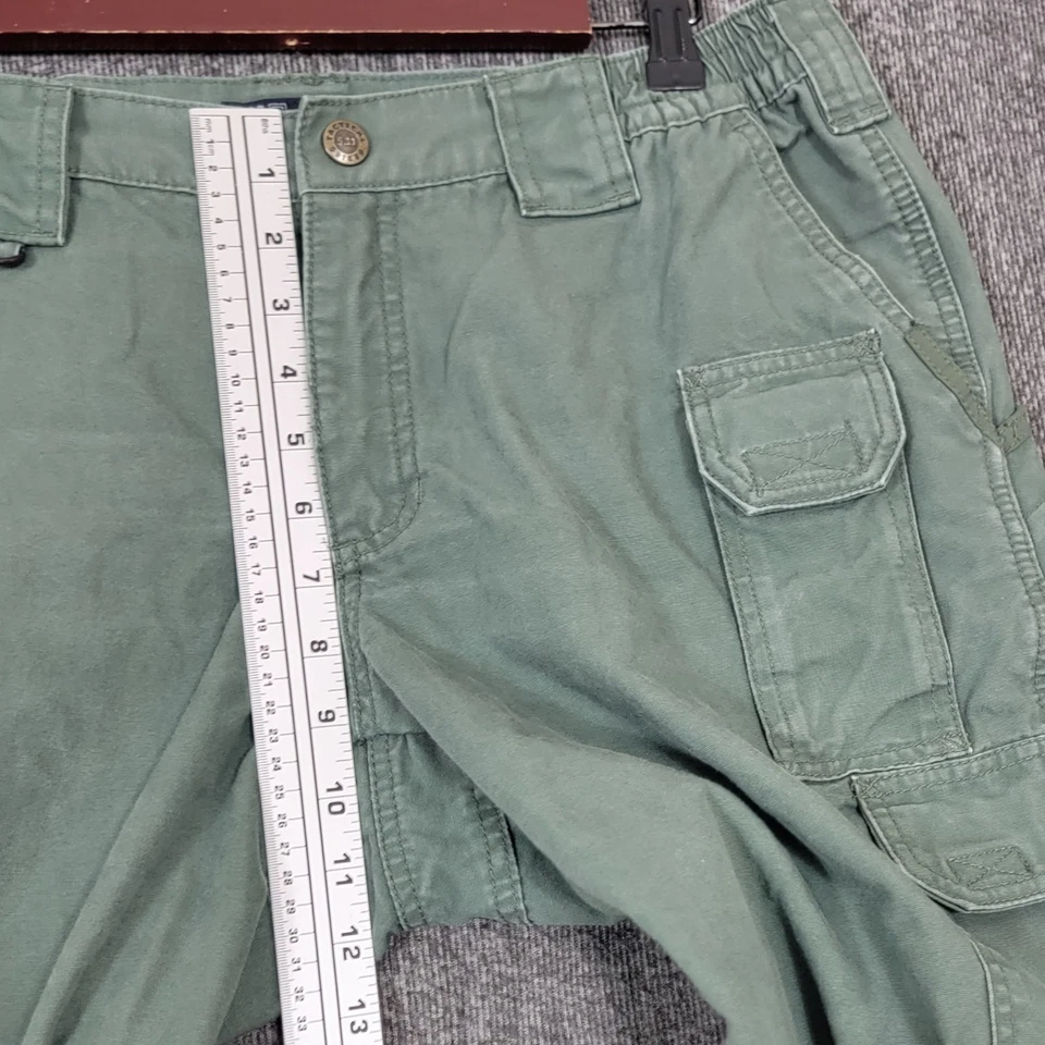 Pantalones cargo tácticos 5.11 para mujer 12 verde oliva utilitarios 32x33 estilo #64358 Foto 4 de 4