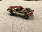 Vintage 1970 Hot Wheels Gold Chrome Rodger Dodger BW Blackwall Tires Hong Kong