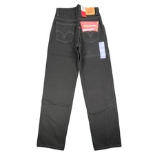 Levi's 550 Y2K Student Relaxed Fit Jeans Boys 27x30 Black Denim NWT Vintage 2004
