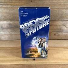 Back to the Future Trilogy VHS, 2002 3-Tape Box Set Universal PG Michael J Fox
