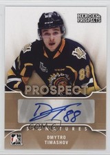 2015-16 Leaf ITG Heroes & Prospects Prospect Dmytro Timashov #PS-DT1 Auto 1h5