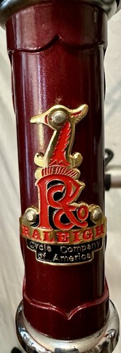 1984 Raleigh Coaster Sport Step-Through 410 Stahlrahmen 17,5 weinrot Riemenscheibe USA - Bild 5 von 22