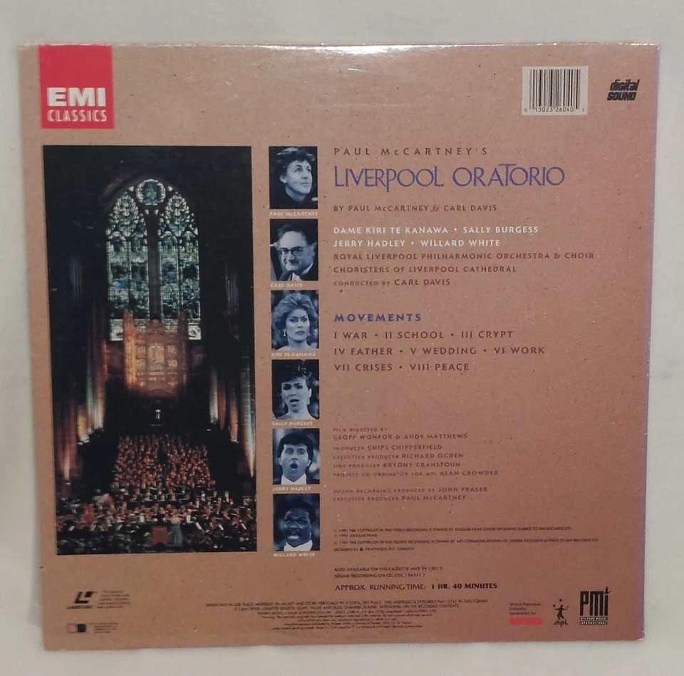 1991 Paul McCartney Liverpool Ontario Laserdisc - Image 2 of 4