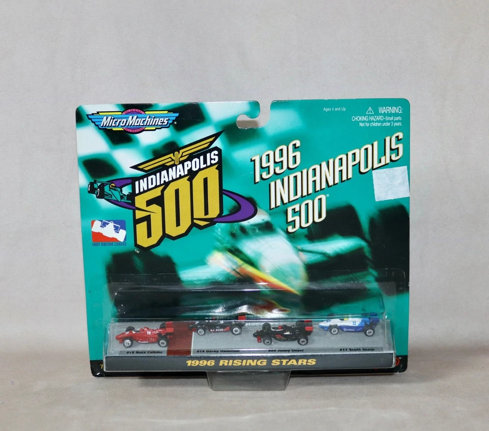 Micro Machines 1996 Indianapolis 500 Rising Stars ~ Calkins Hamilton Unser Sharp - Image 2 of 4